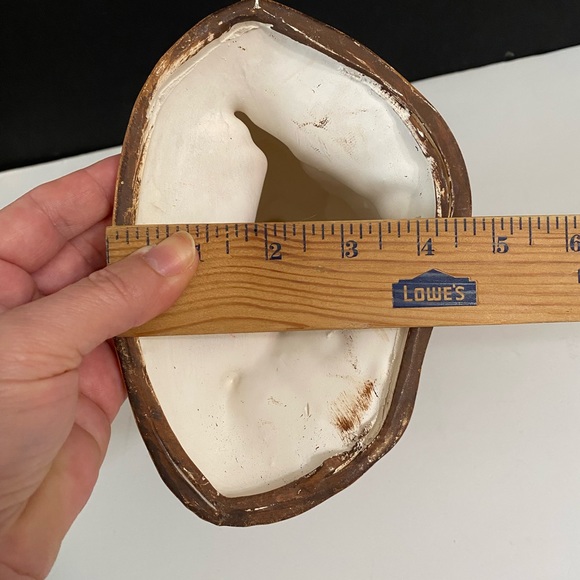 Christmas Ceramic By Eloise Santa Donkey And Tree 9 Inches Tall Rare 1988 Mold - Picture 9 of 10